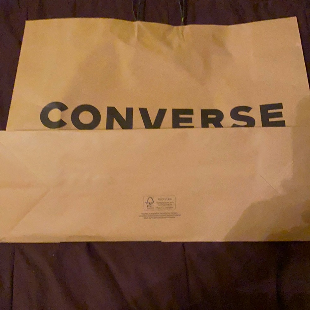 Converse Paper Bag Empty